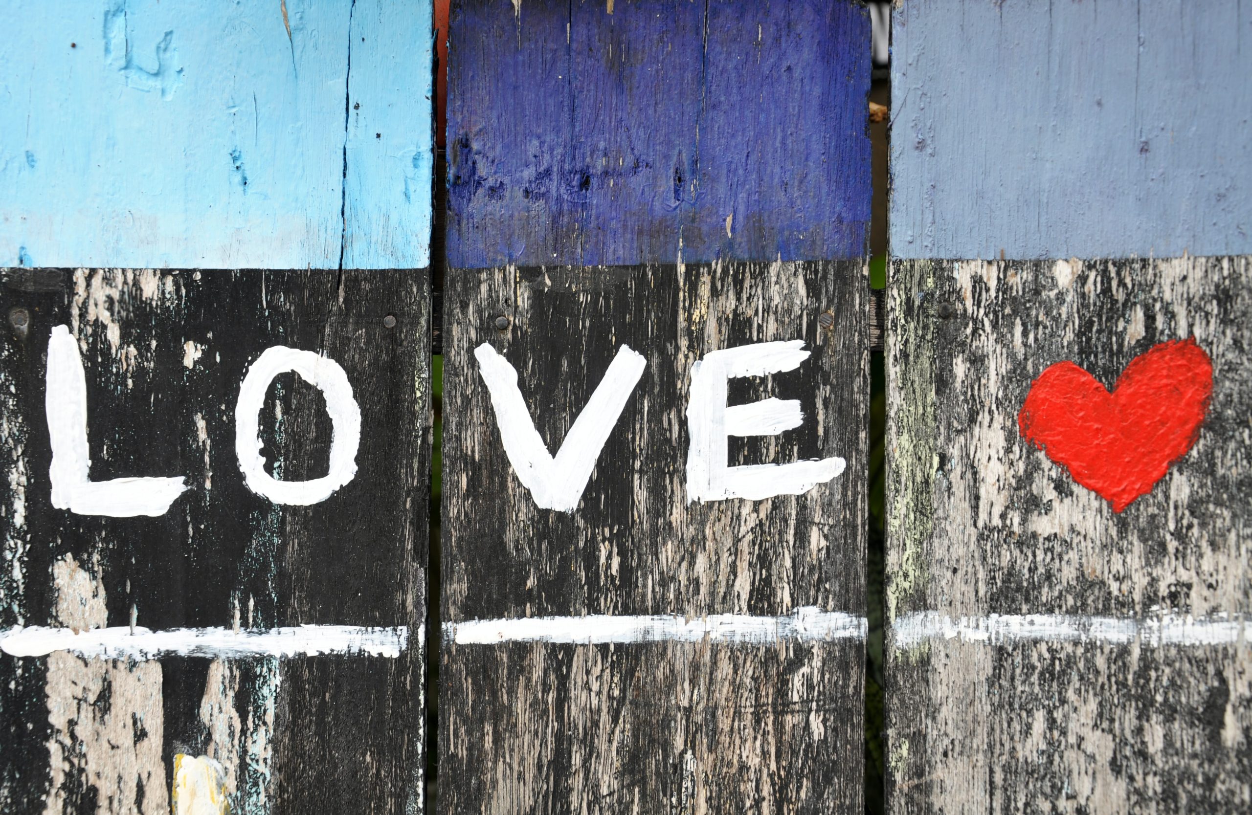 Love on fence